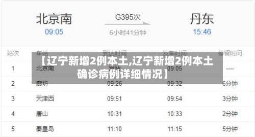 【辽宁新增2例本土,辽宁新增2例本土确诊病例详细情况】-第3张图片