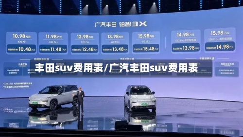 丰田suv费用表/广汽丰田suv费用表