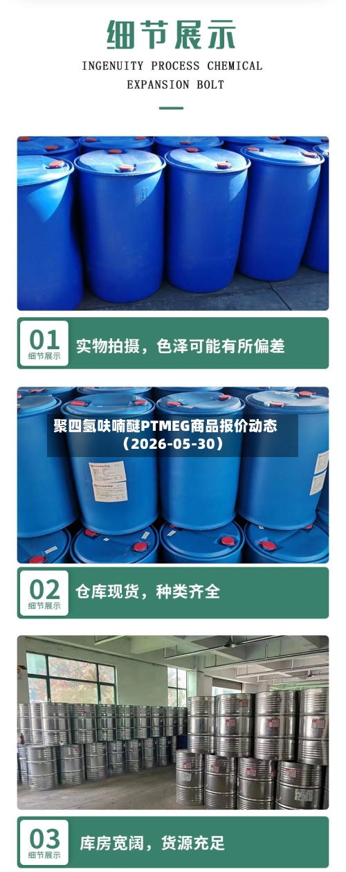 聚四氢呋喃醚PTMEG商品报价动态(2026-05-30)-第2张图片