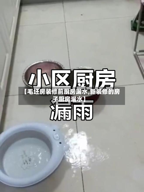 【毛坯房装修前厨房漏水,新装修的房子厨房漏水】