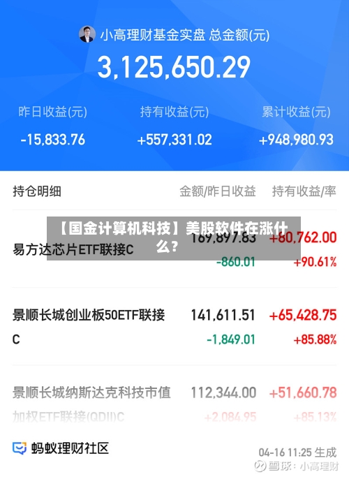【国金计算机科技】美股软件在涨什么?-第2张图片