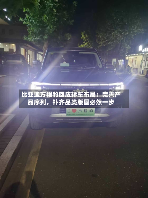 比亚迪方程豹回应轿车布局：完善产品序列	，补齐品类版图必然一步-第2张图片