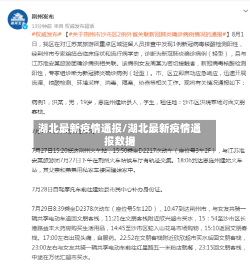 湖北最新疫情通报/湖北最新疫情通报数据-第2张图片