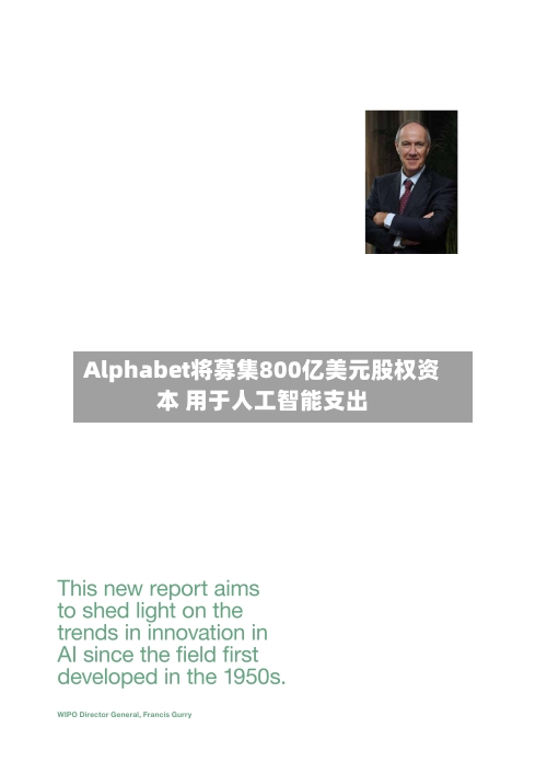 Alphabet将募集800亿美元股权资本 用于人工智能支出