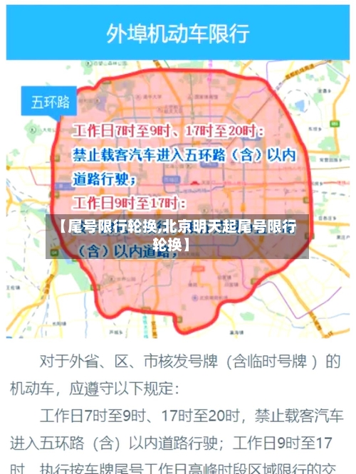 【尾号限行轮换,北京明天起尾号限行轮换】-第2张图片